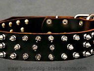 Leather Spiked Dog Collar