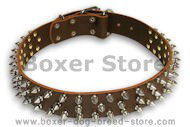 Boxer Quality Brown dog collar 20 inch/20'' collar - S44