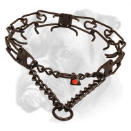 Stylish Boxer HS Stainless Steel Pinch Collar in Black Color -1/8 inch (3.2 mm) Stylish Boxer HS Stainless Steel Pinch Collar in Black Color -1/8 inch (3.2 mm)