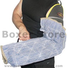 Dog bite sleeve cover made of French linen with handle