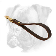 Short Leather Boxer Leash for Better Control Short Leather Boxer Leash for Better Control