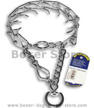 Order Now Chrome Pinch Collar w/h Quick Release-Boxer training Order Now Chrome Pinch Collar w/h Quick Release-Boxer training