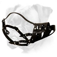Anti-Barking Leather Boxer Muzzle Anti-Barking Leather Boxer Muzzle