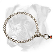 Stainless Steel Choke Boxer Collar of High Quality - 1/9 inch (3 mm) Stainless Steel Choke Boxer Collar of High Quality - 1/9 inch (3 mm)