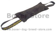 Ultra Leather Dog Tug Toy with 2 handle for Boxer