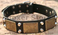 Best Boxer Leather Dog Collar- Boxer Exclusive Dog Collar