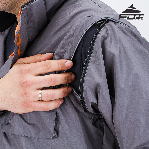 Best quality Zipper on Sleeve for FDT Pro Design Dog Tracking Jacket