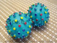 Crazy color rubber ball makes sound
