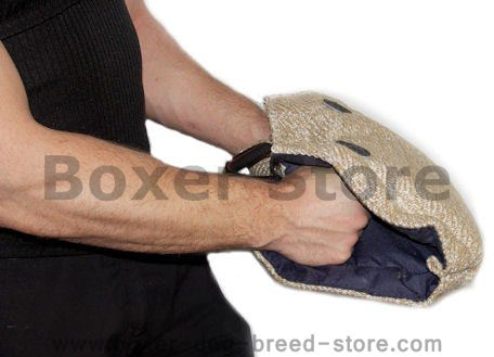 Found Jute Bite Bar/Builder for Boxer training