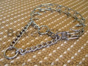 Dog pinch collar made in Germany - Click Image to Close