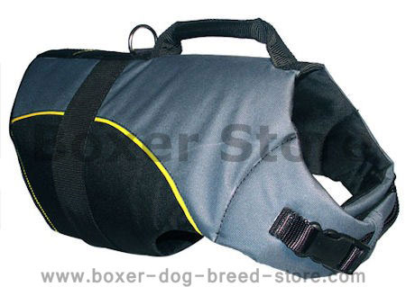 Boxer Adjustable Nylon  Dog Vest -Boxer  Dog Coat - Nylon Dog Jacket for Boxer