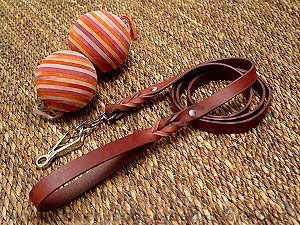 Handcrafted Leather Dog leash for Boxer
