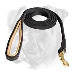 Uprgraded leather leash for tracking and patrolling