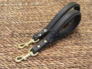 Short leather dog leash - short lead Short leather dog leash - short lead