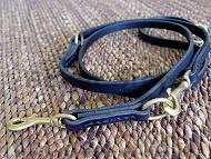 Leather dog leash for training, walking, tracking