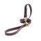 Brown Waterproof Boxer Leash Made of Biothane