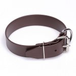 Extra Wide Brown Biothane Boxer Collar