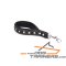 Leather Pull Tab with Soft Nappa Padding and Silver-Like Decorations - 12 inch (30 cm) long