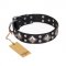 "Smart Geometry" FDT Artisan Studded Leather Boxer Collar
