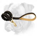 Easy in Use Anti-Pulling Leather Canine Lead for Boxer Breed