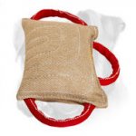 Dog Bite Pad Made of Jute with 3 handles