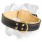 Royal Nappa Padded Hand Made Leather Dog Collar