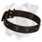 'Spring mood' Leather Boxer Collar for Walking