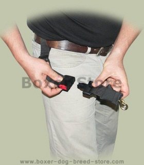 Comfortable Boxer Leash for Hands-free Use