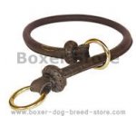 Super Durable Round Choke Collar for Boxer Breed