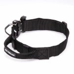 Comfy Black Nylon Boxer Collar with Handle