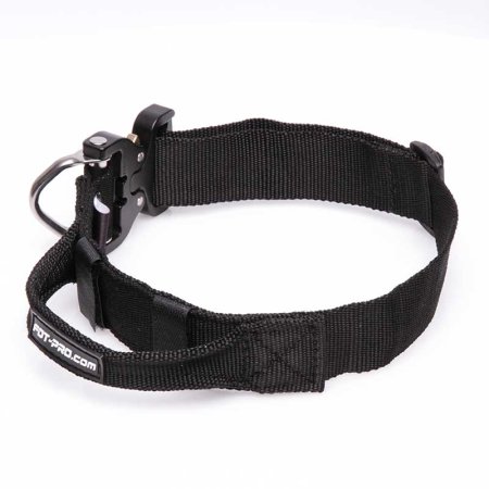 Comfy Black Nylon Boxer Collar with Handle