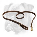 Soft Leather Boxer Leash for Everyday Use