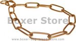 Boxer Curogan Chain Fur Saver Collar - 1/6 inch (4.0 mm)