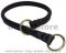 Boxer Leather Rolled Choke Collar