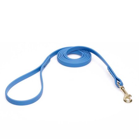 Amazing Blue Biothane Boxer Leash for Walking, Tracking