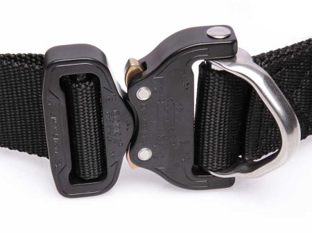 Comfy Black Nylon Boxer Collar with Handle