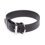 Extra Wide Black Biothane Boxer Collar