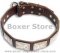 Strong and Reliable Boxer Collar with Brass Massive Plates