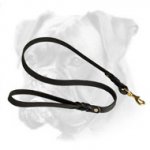 Super Strong Braided Leather Leash for Boxer