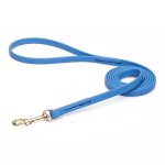 Amazing Blue Biothane Boxer Leash for Walking, Tracking