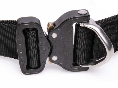 Comfy Black Nylon Boxer Collar with Handle