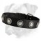 Deluxe Nylon Boxer Collar with Silver Conchos