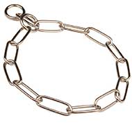 Perfect Boxer Fur Saver Collar Steel Chrome Plated - 1/6 inch (4.0 mm)