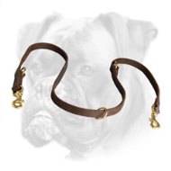Classic Training Leather Dog Leash for Boxer
