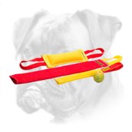 Boxer Puppy Training Set of French Linen Bite Tugs