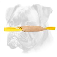 Ultra Leather Dog Tug Toy with 2 handle for Boxer