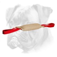 Dog safe jute bite tug for Training Boxer