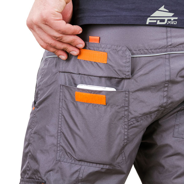 Convenient Design FDT Pro Pants with Durable Side Pockets for Dog Training