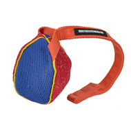 "Funny Play" French Linen Bite Tug for Puppies and Small Boxer - 3 x 4 inch (8 x 10 cm)