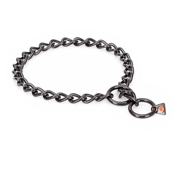 Obedience training pet choke collar manufactured from reliable stainless steel